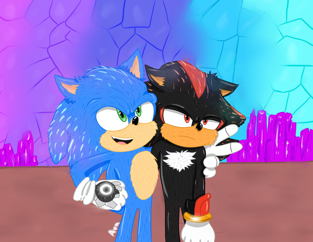 Sonic Prime Sonadow by AvaTheHedgehog8 on DeviantArt