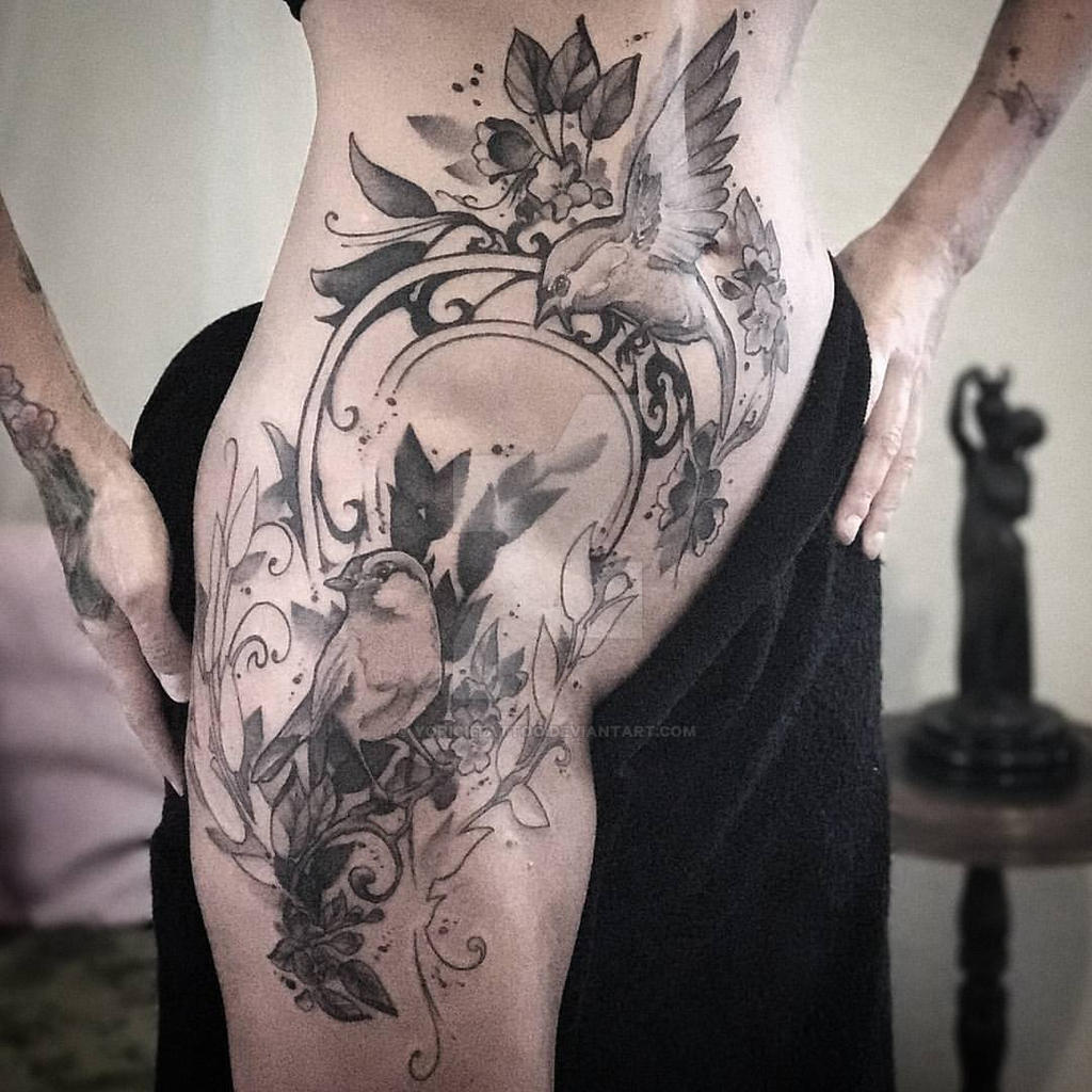 Sophie Rose Howl - Black and Grey Tattoo