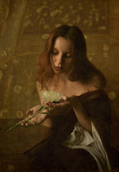 Girl with the flower