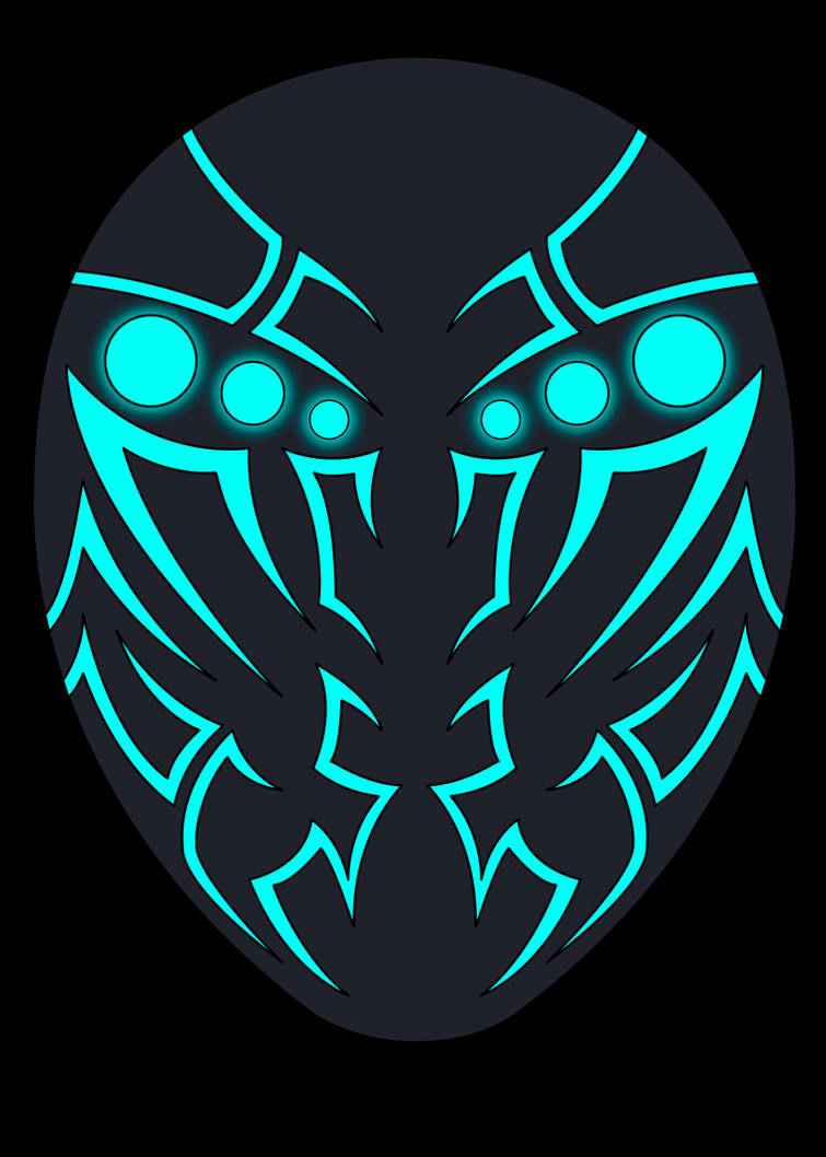 Neon Mask Character neon mask by Dracula126reg on DeviantArt