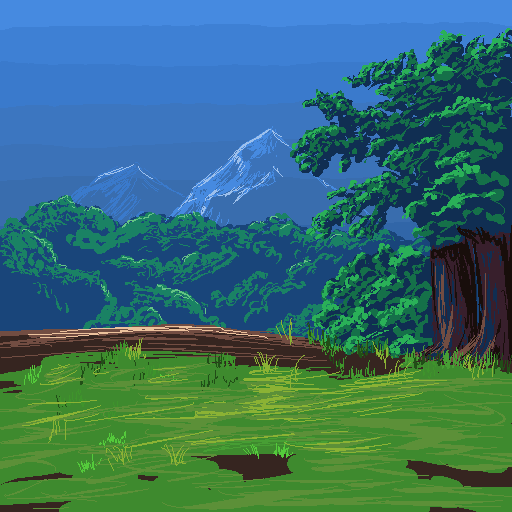 Random Pixel Landscape