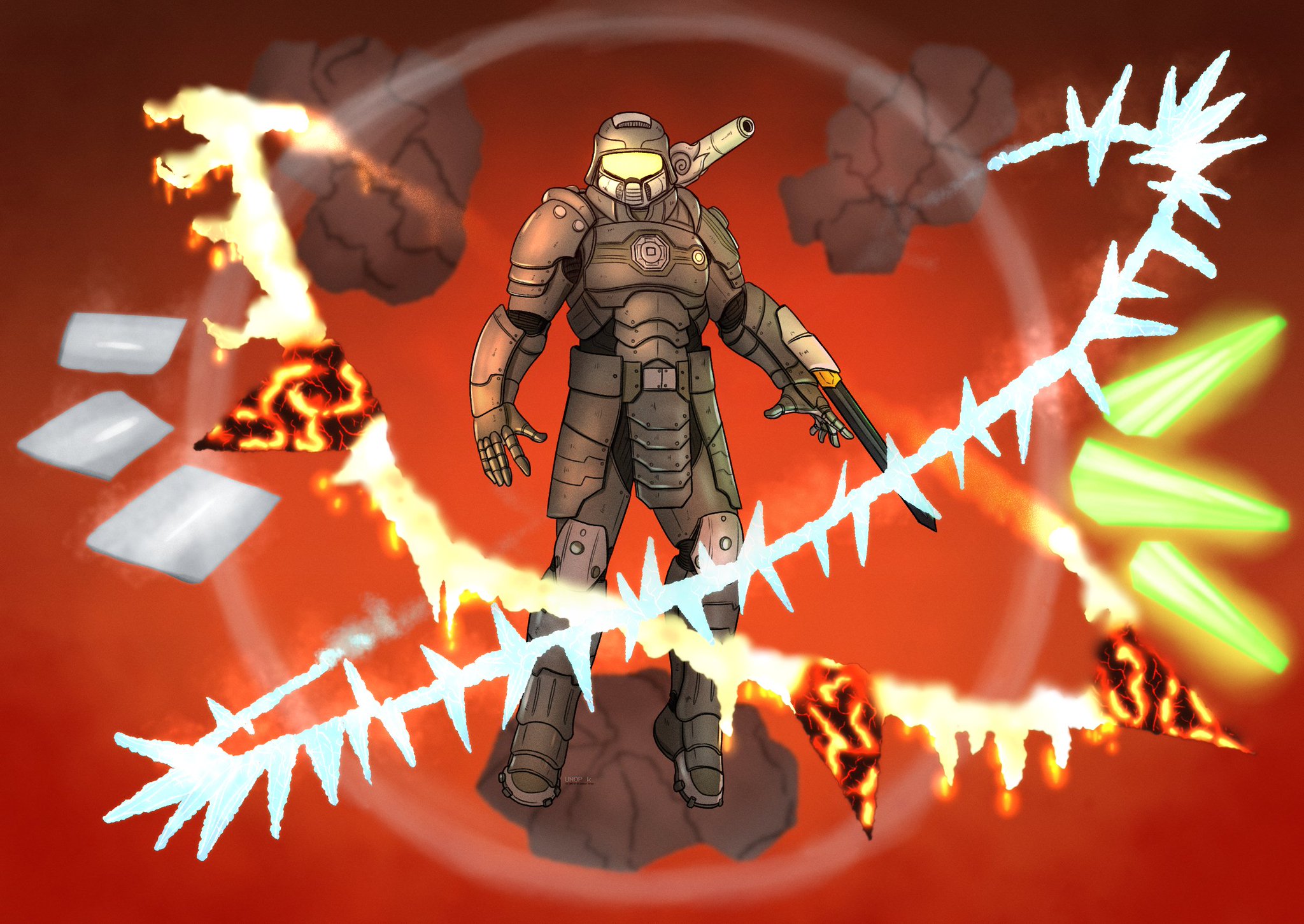 Iron Slayer, Avatar of Doom (Doom / Avatar skin) by InfinityPilot on