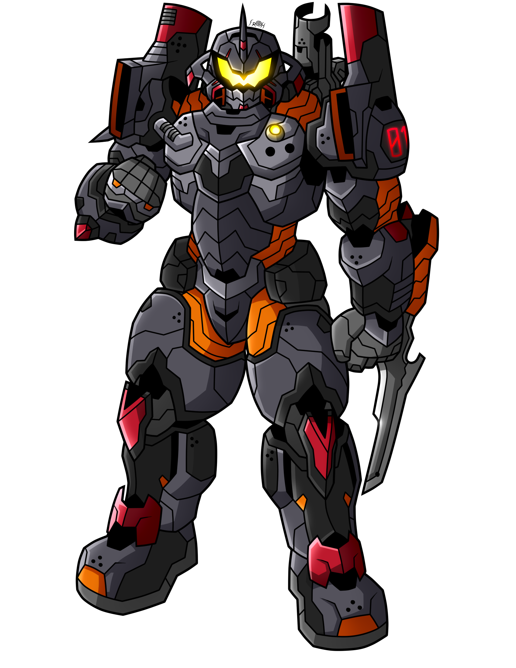 Deviantart Doom Unit Black Unit 01 Slayer (Doom / Evangelion skin) by InfinityPilot on ...