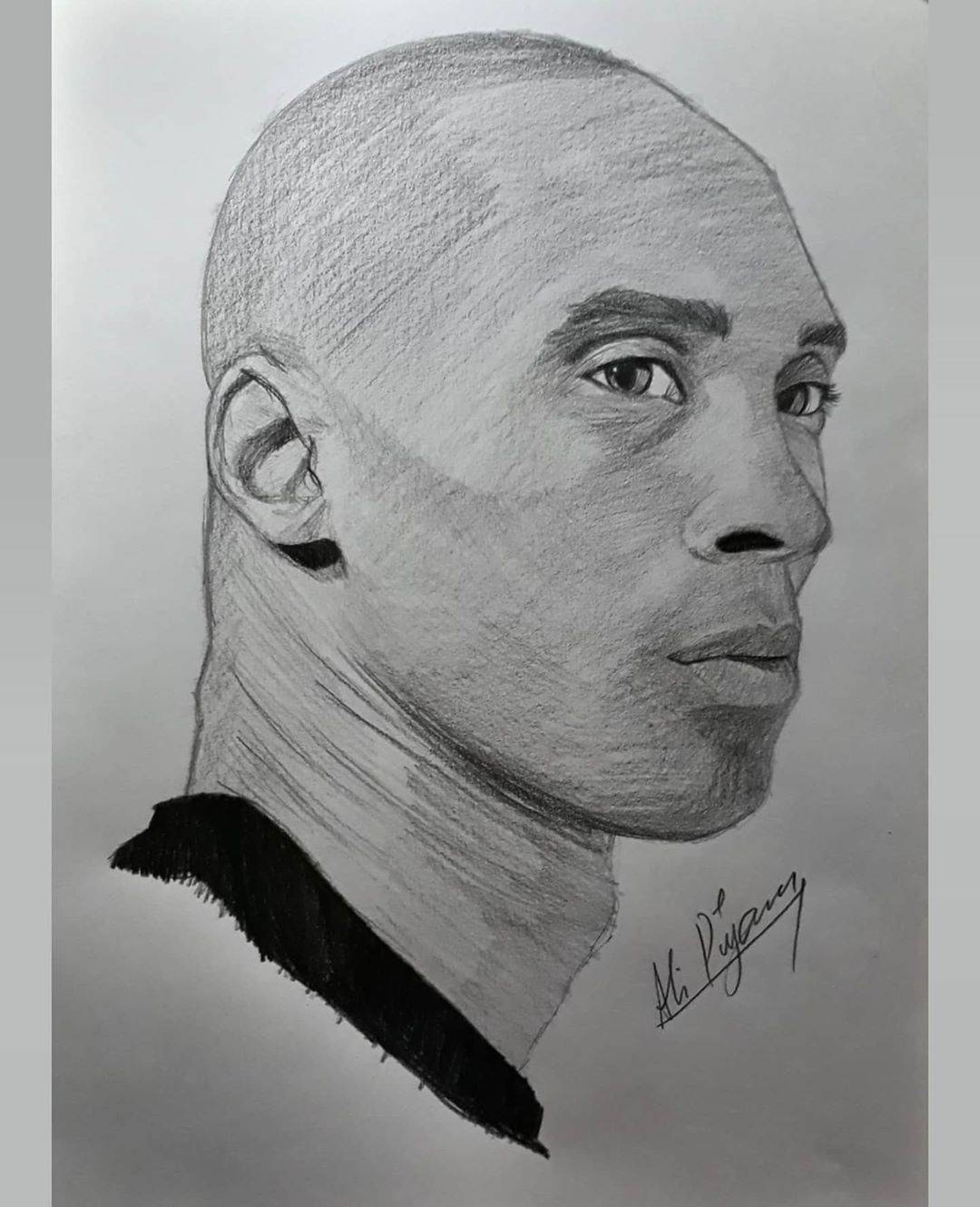 Kobe Bryant Portrait Drawing ⁞ shyii.art