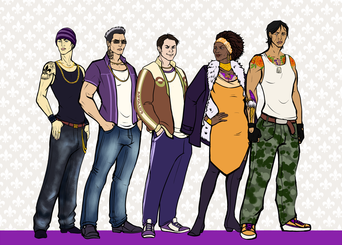 Saints Row Undercover Character Lineup by Porrie on DeviantArt