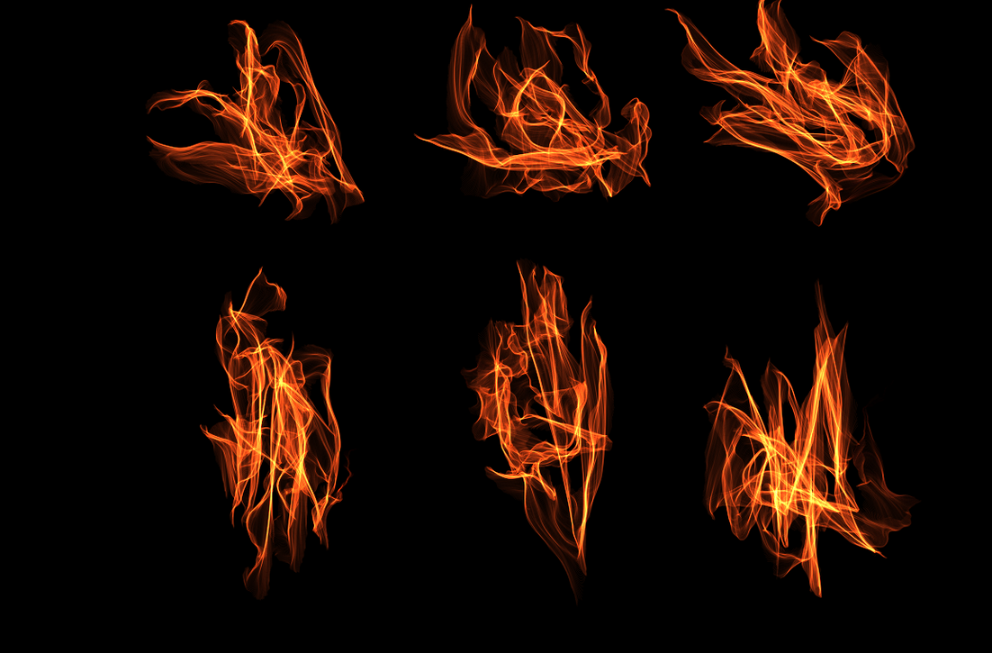 Flame renders by Tyranno1 on DeviantArt