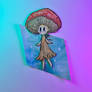 Mushroom Fae - Watercolor Exploration 2022