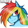 Rainbow Dash Headshot