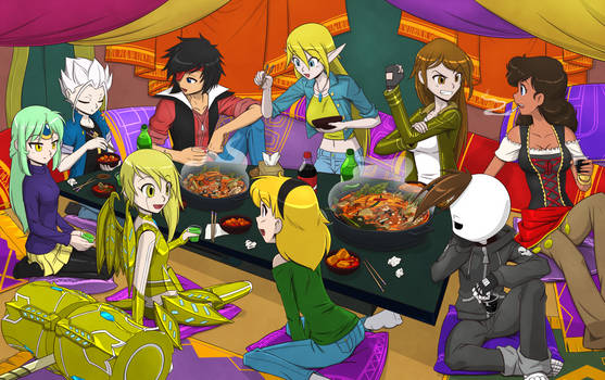 Dinner Party by Senji Comics