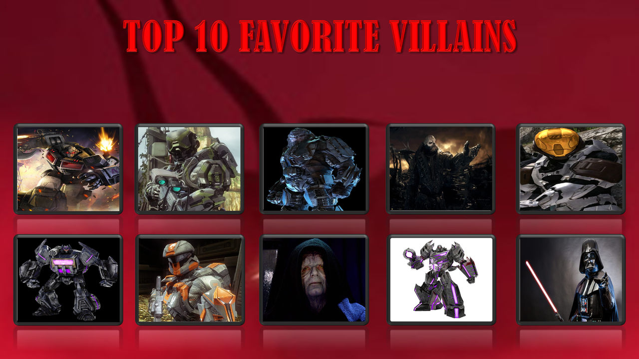 Top 10 Favorite Villains By Itzmikeez On Deviantart Top 10 Favorite Villains By Itzmikeez On Deviantart