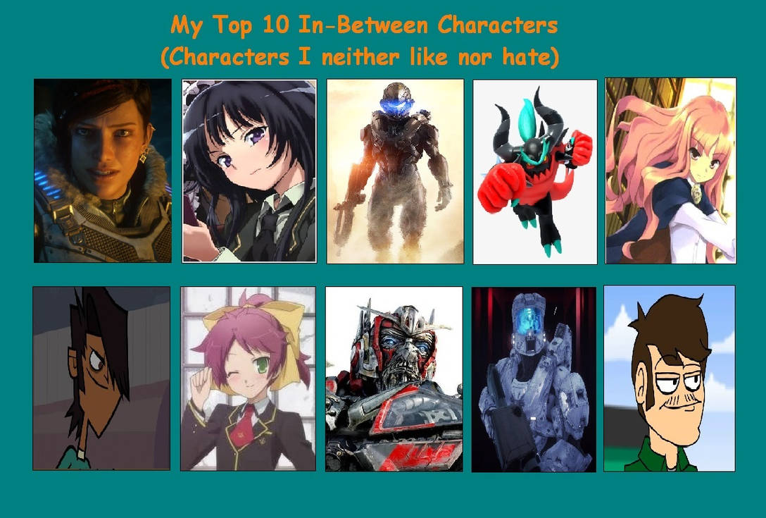 Top 10 In-Between Characters by ItzMikeez on DeviantArt
