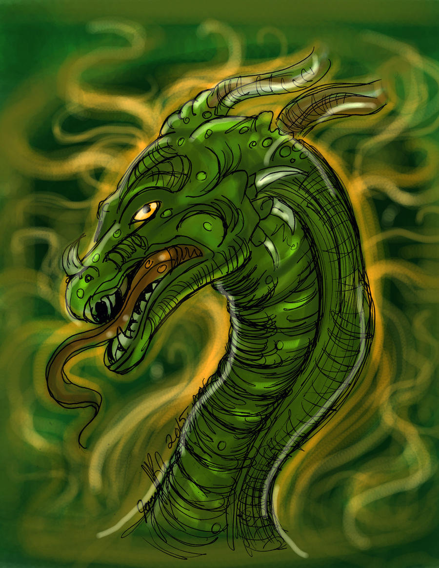 One Color Dragon That Dragon- Color by RubyJubes on DeviantArt