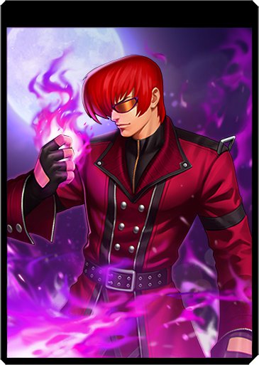 Iori Yagami KOF Bootleg Anime Greeting Card for Sale by