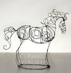 Wire Horse Figure