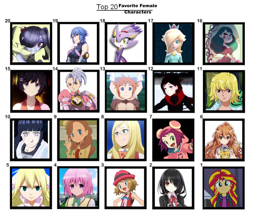 My Name - Female Anime Characters by CrazyMathNerd on DeviantArt