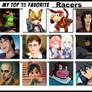 Top 15 Favorite Racers