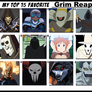 Top 15 Favorite Grim Reapers