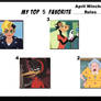 Top 5 Favorite April Winchell Roles
