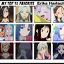 Top 15 Favorite Erika Harlacher Roles