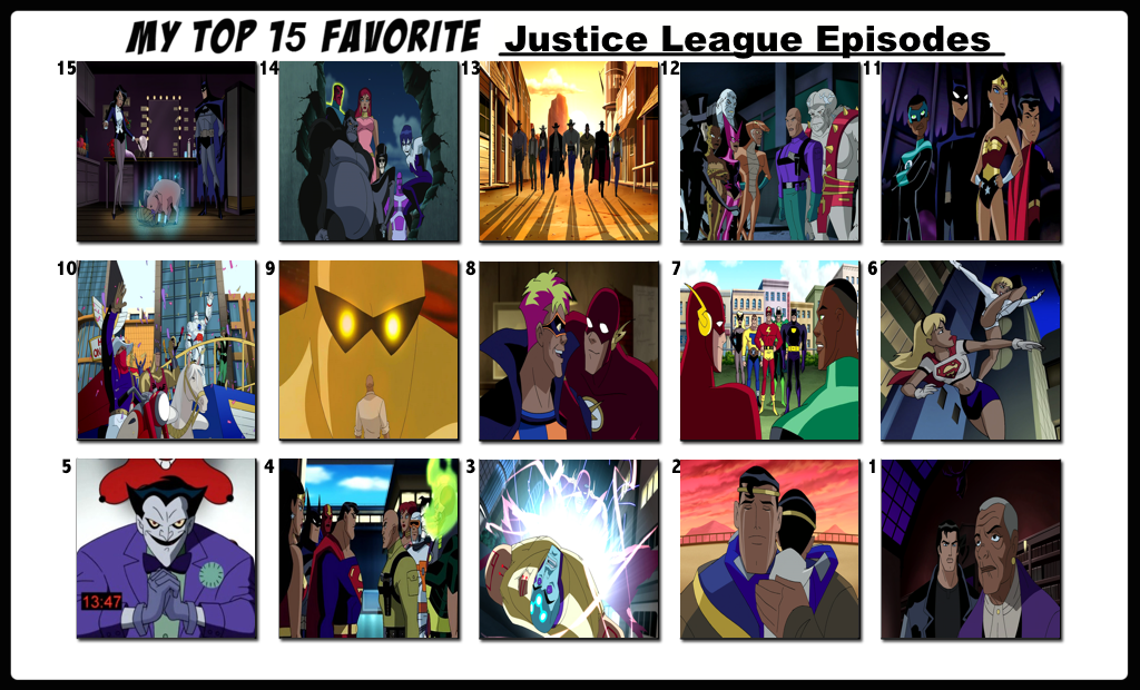 Top 15 Favorite Justice League Episodes