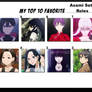 Top 10 Favorite Asami Seto Roles