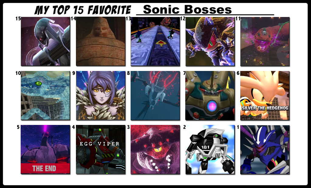 Top 15 Favorite Sonic Bosses