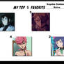 Top 5 Favorite Sayaka Senbongi Roles