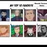 Top 10 Favorite Masaki Terasoma Roles