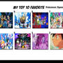 Top 10 Favorite Pokemon Openings