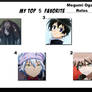 Top 5 Favorite Megumi Ogata Roles