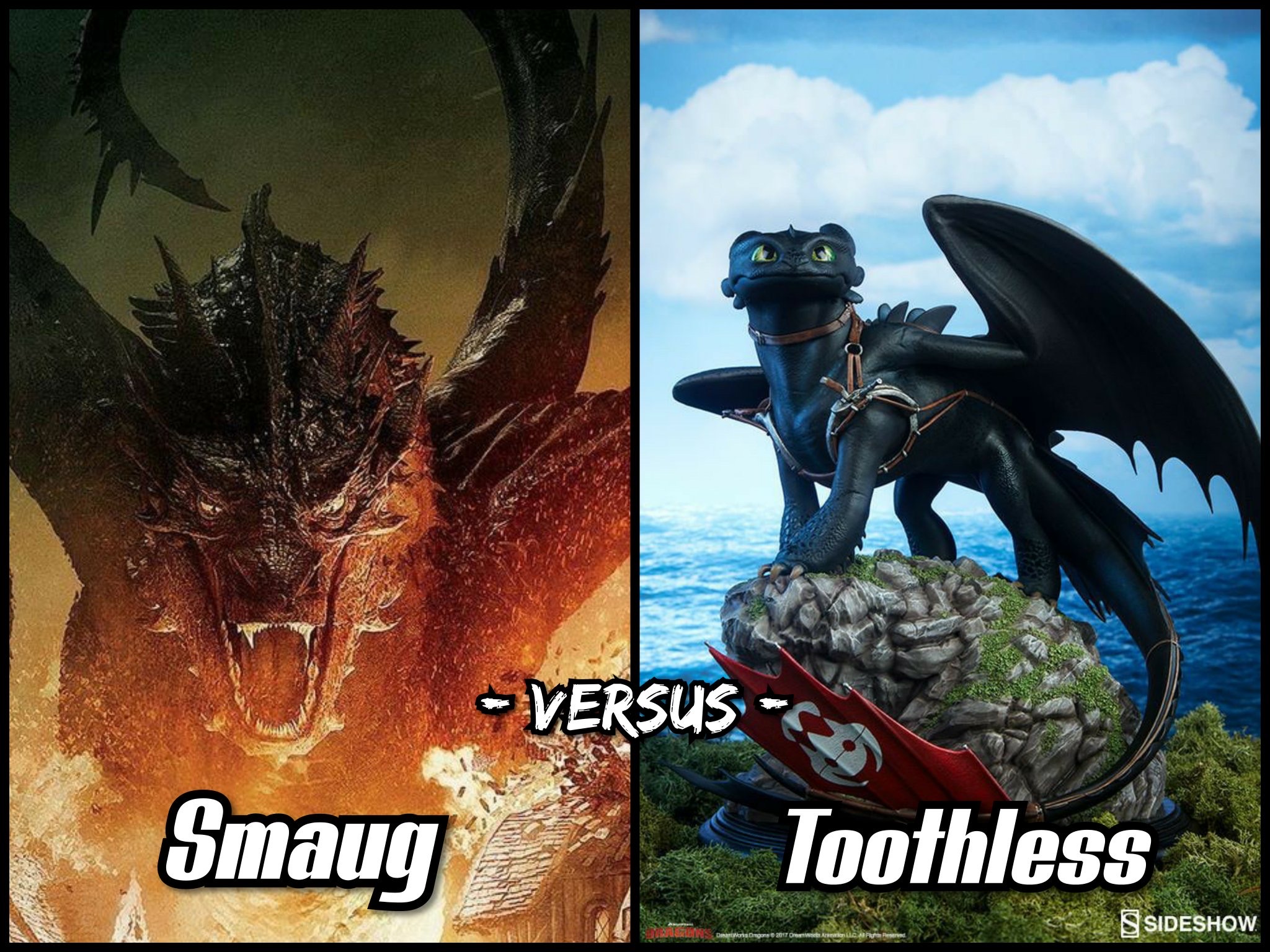 Smaug Vs Toothless By JudyIsnpiration On DeviantArt smaug-vs-toothless-by-judyisnpiration-on-deviantart