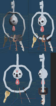 Klefki pre-papercraft model