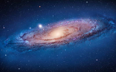 Mac OS X Andromeda Galaxy PNG