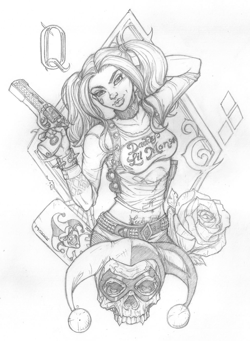 Harley Quinn design