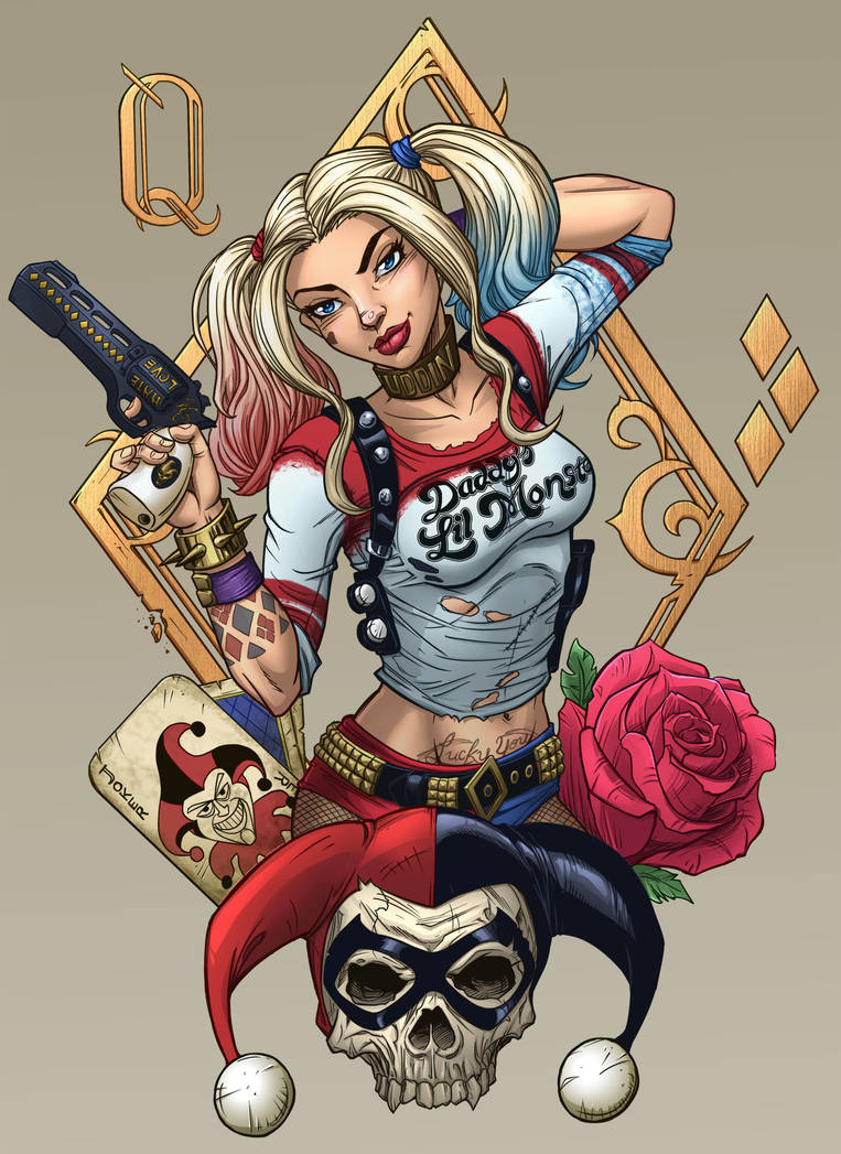Harley Quinn t-shirt design
