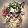 Joker skull design