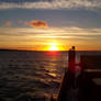 Sunset off Flinders Island