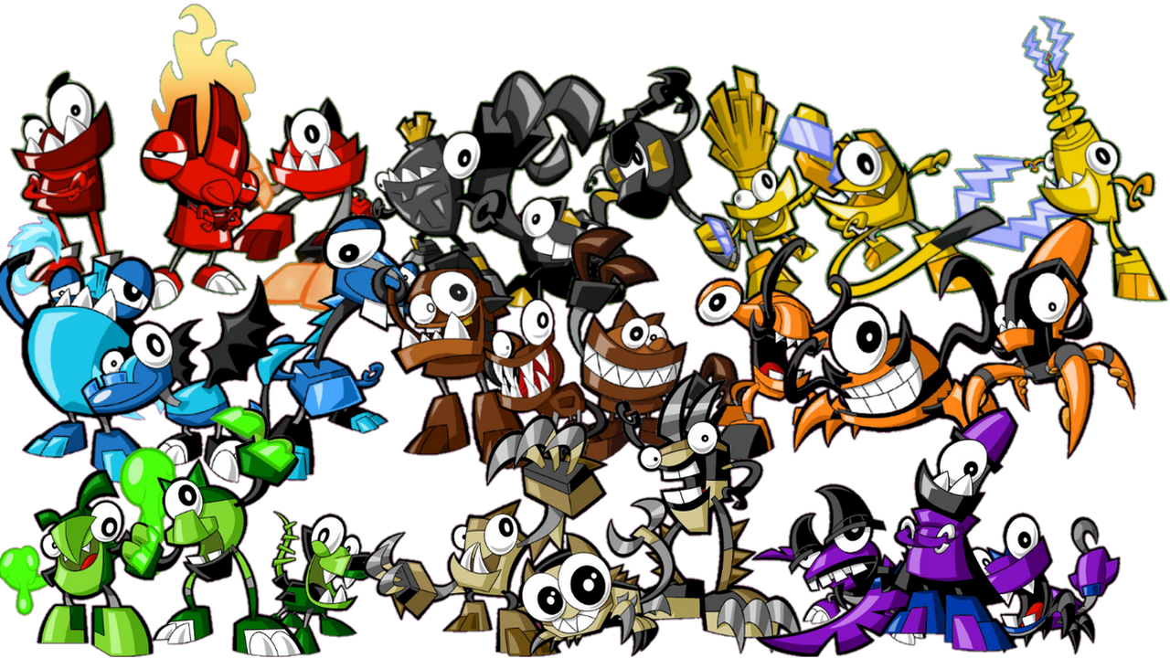 Mixels Character Design MIXELS NEW SERIES (V3) AND FILMS by EVELYNSOFT on DeviantArt