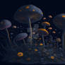 Neon Mushrooms (3)