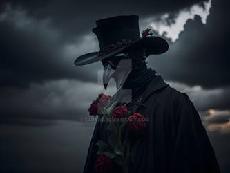 Plague Doctor Floral Gothic (6)