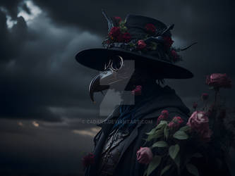 Plague Doctor Floral Gothic (7)