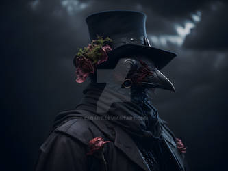 Plague Doctor Floral Gothic (8)