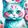 Floral Cat Painting (12)