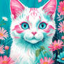 Floral Cat Painting (16)