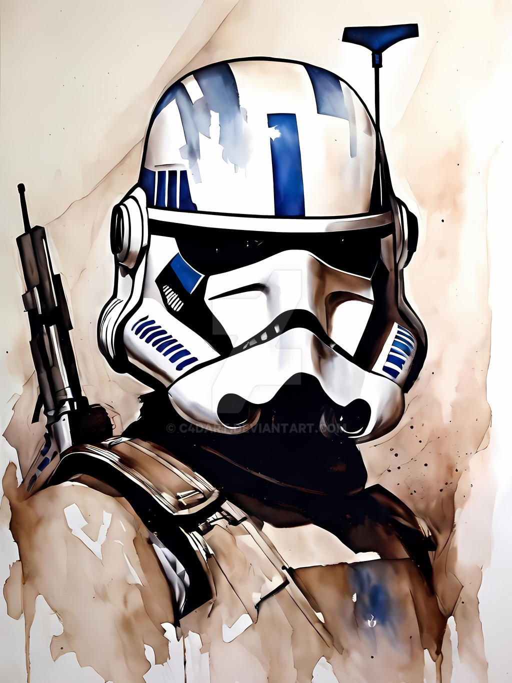 Cap Rex Scetch Captain Rex Star Wars Painting (9) by C4Dart on DeviantArt