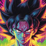 Goku Dragon Ball  Z Neon Iridescent (4)