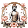Floral Buddha (1)
