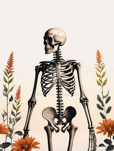 Floral Skeleton Botanical Anatomy (24)