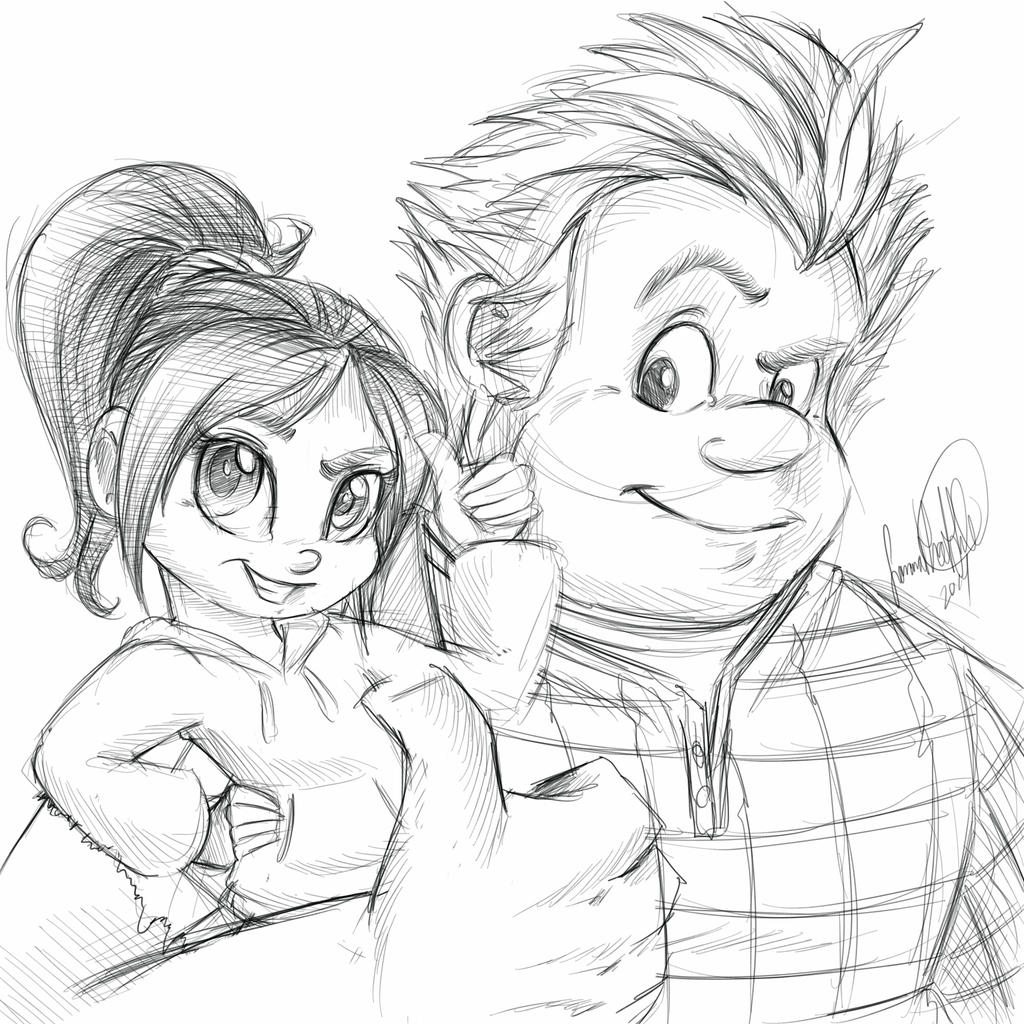 Vanellope and Ralph