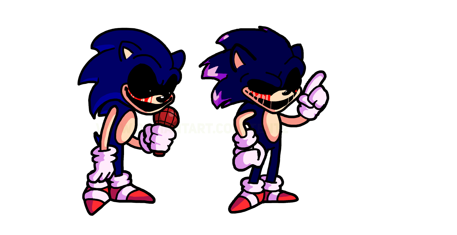 Friday Night Funkin' - Sonic.exe Remade Sprites by tent2 on DeviantArt